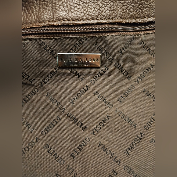 PLINIO VISONA Leather Hobo Bag - Picture 11 of 15